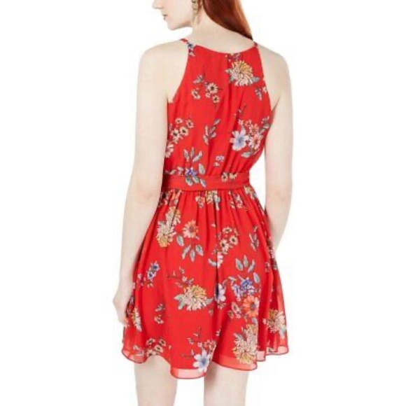 Red Floral Dress by BCX - Picture 5 of 6